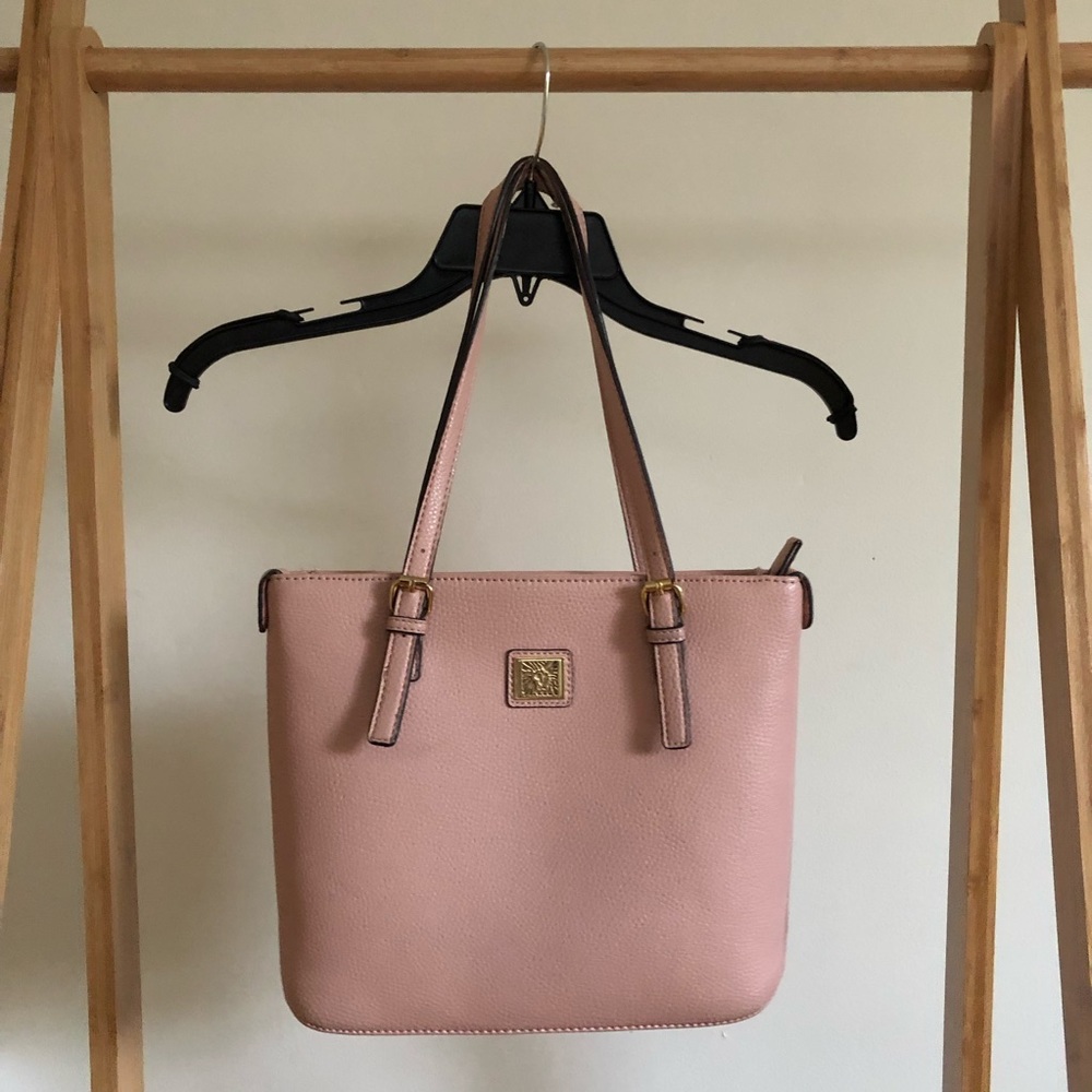 Ann Klein Blush Handbag/Satchel